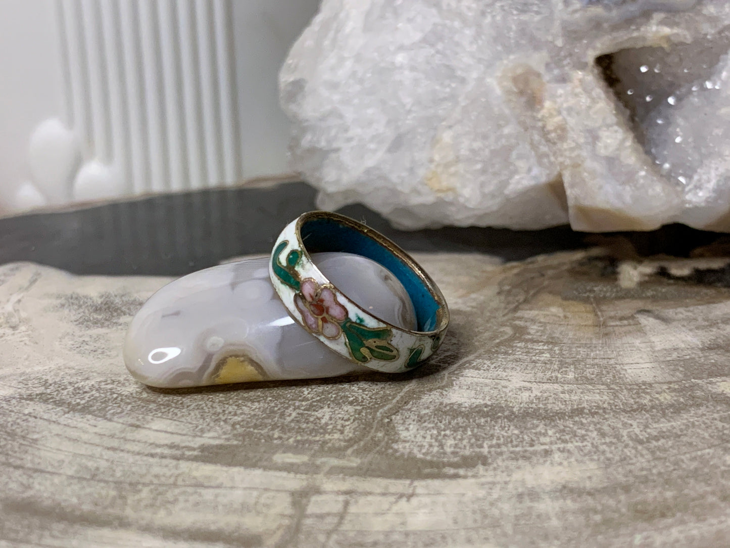Cloisonné: White