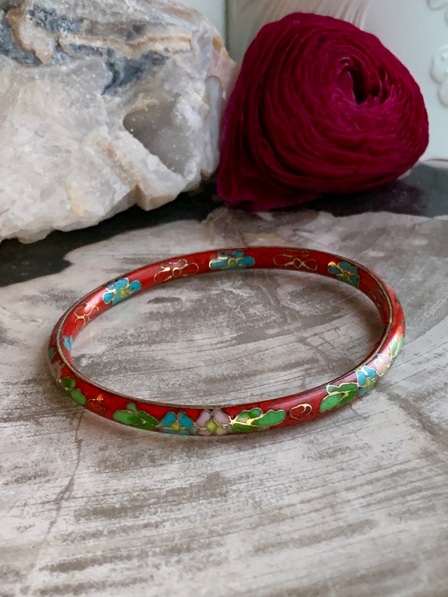 Cloisonné:Red