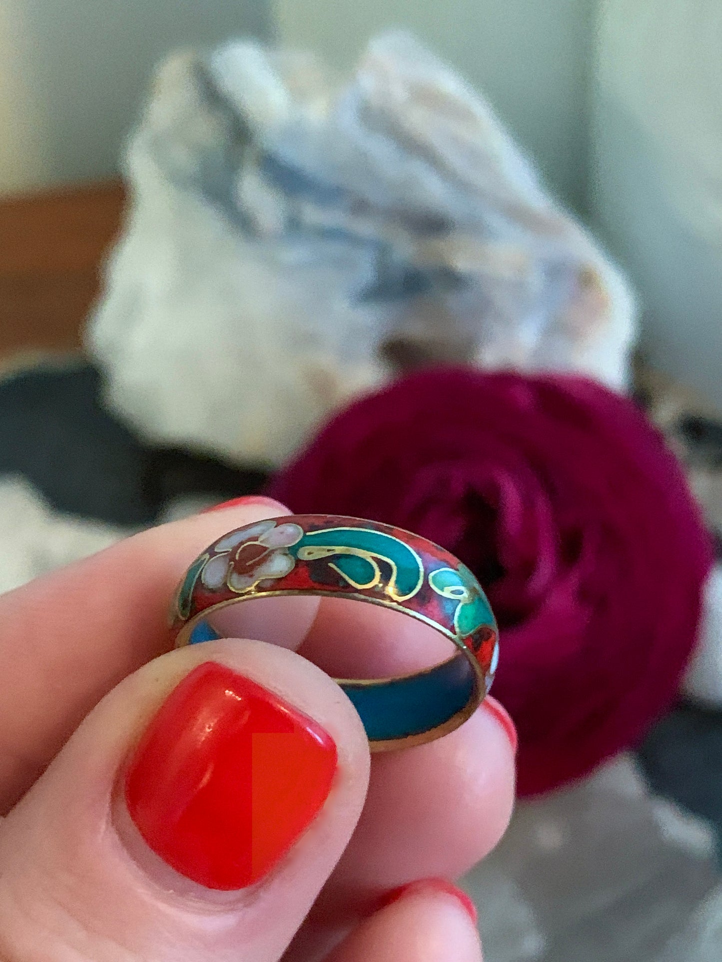 Cloisonné: Red
