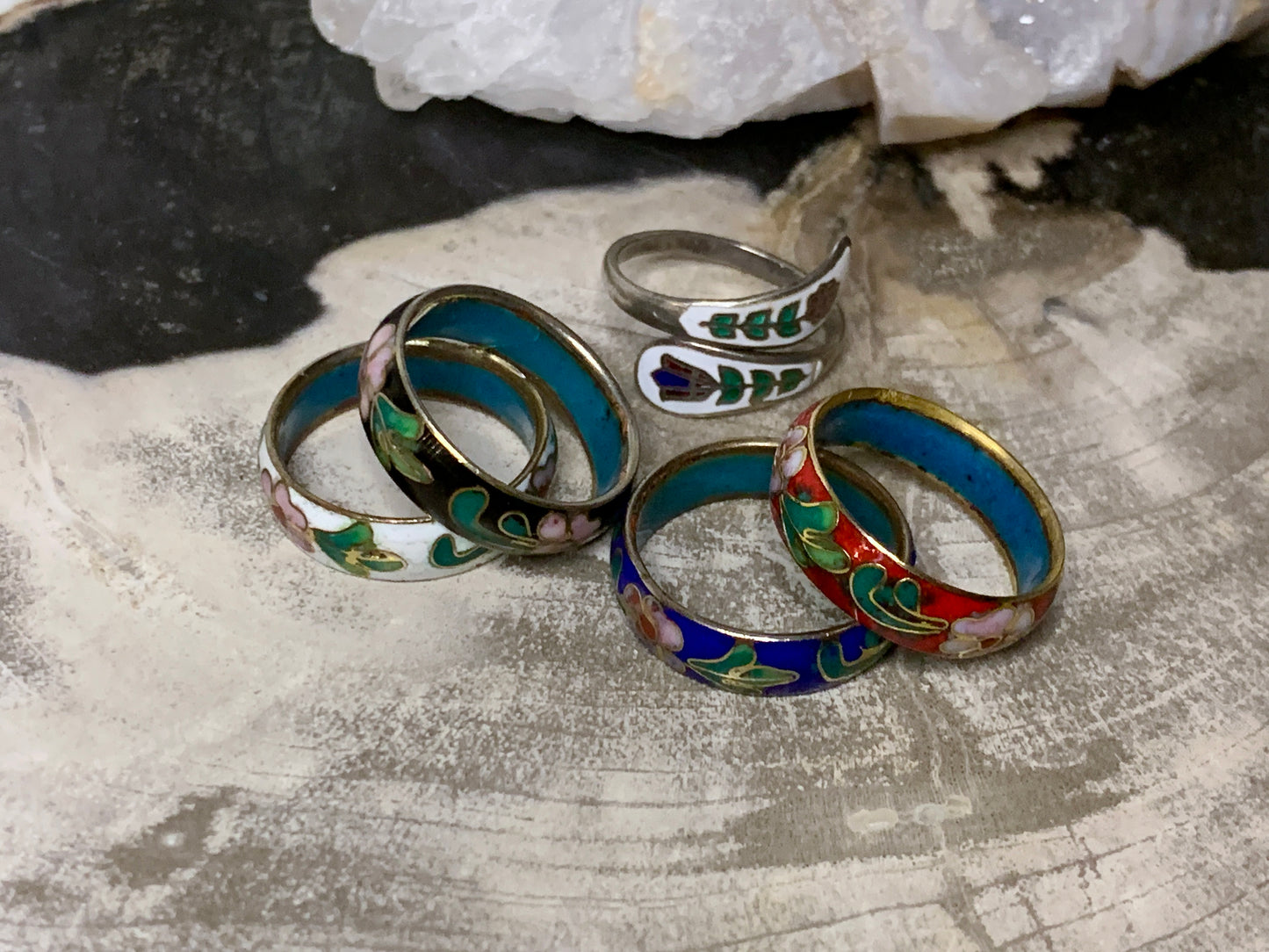 Cloisonné: White