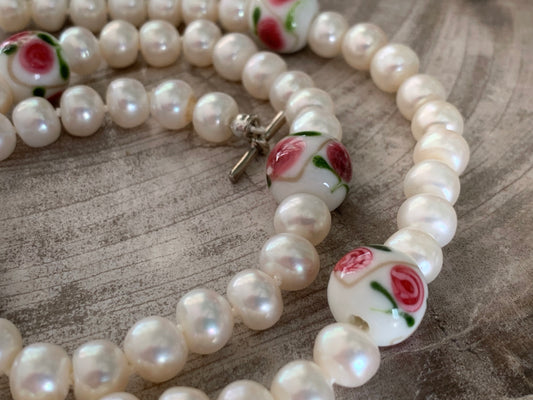 Pearls: Red and Pink